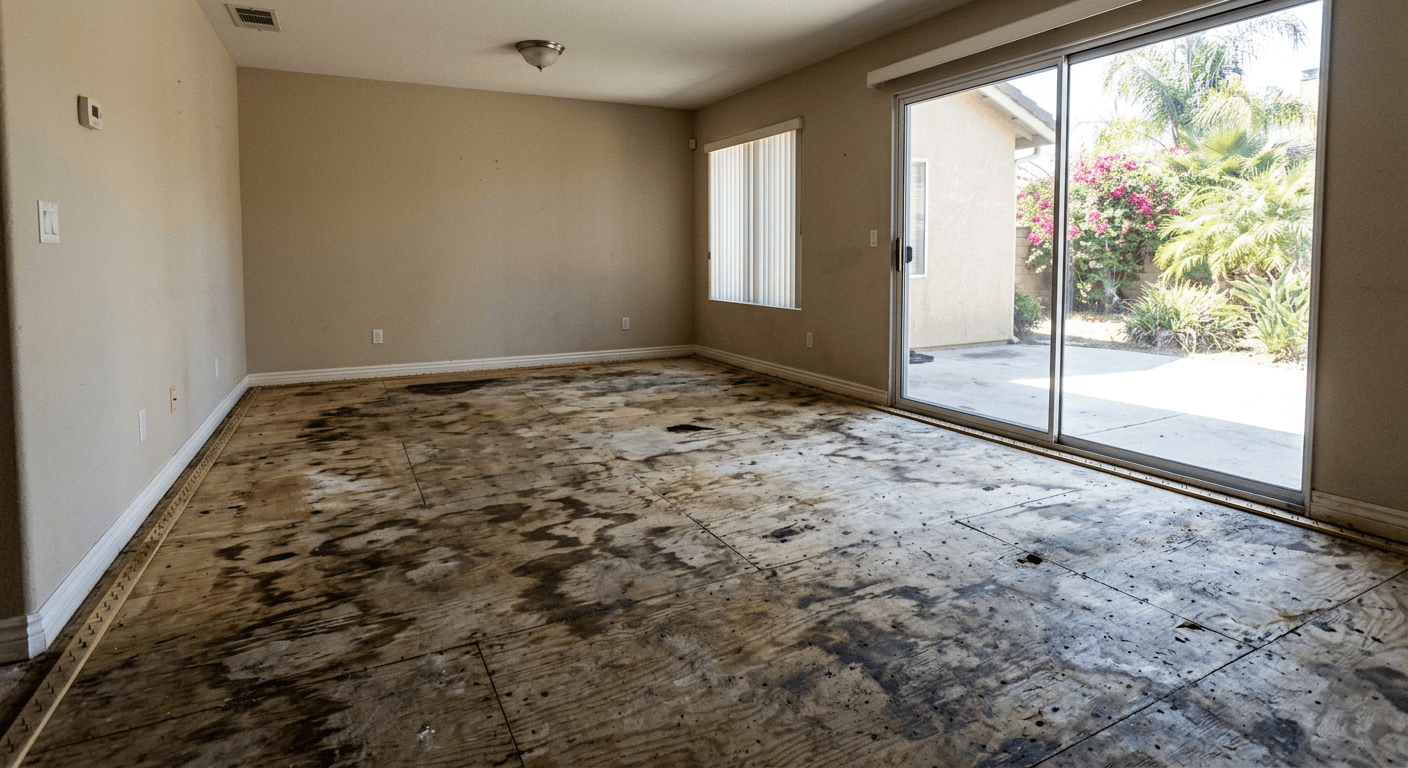Subfloor remediation before remediation