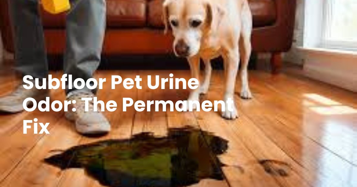 Subfloor Pet Urine Odor: The Permanent Fix