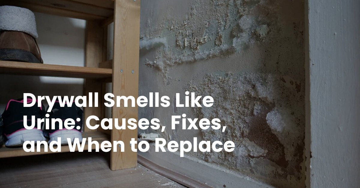 Drywall Smells Like Urine: Causes, Fixes, and When to Replace