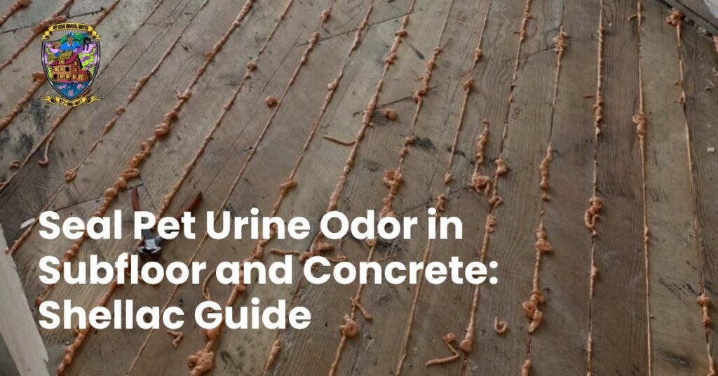 Seal Pet Urine Odor in Subfloor and Concrete: Shellac Guide
